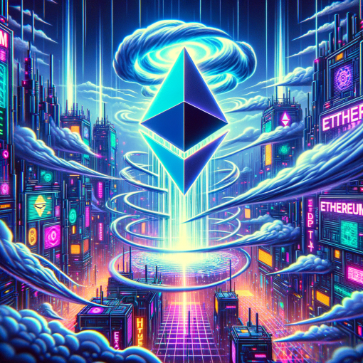 Ethereum faces institutional headwinds cyberpunk, trending on artstation in the style of cyberpunk