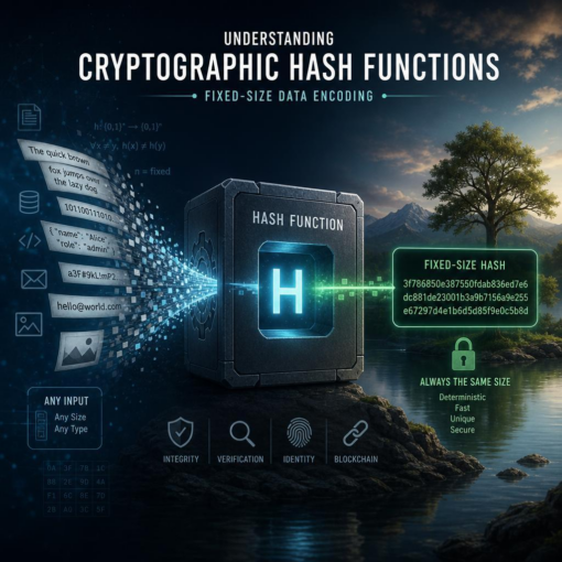 Understanding cryptographic hash functions: fixed-size data encoding