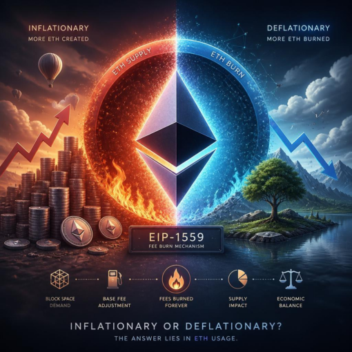 Is ethereum inflationary or deflationary post-eip-1559?