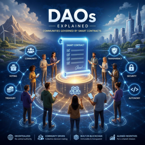 Daos explained: communities governed by smart contracts