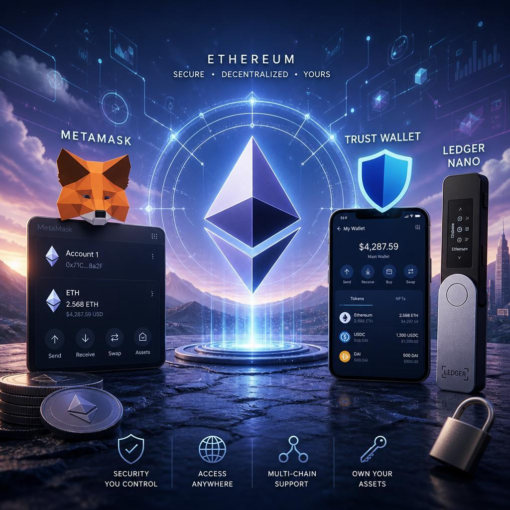 “ethereum wallet options: exploring metamask, trust wallet, and ledger nano” 

(53 characters)