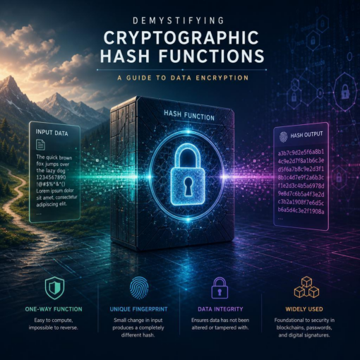 Demystifying cryptographic hash functions: a guide to data encryption
