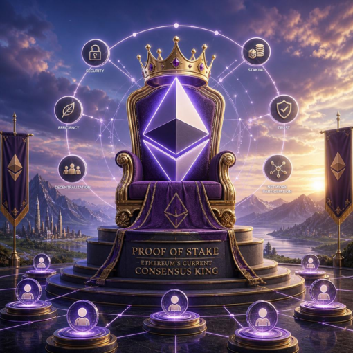 Ethereum’s current consensus king: delving into proof of stake (pos)
