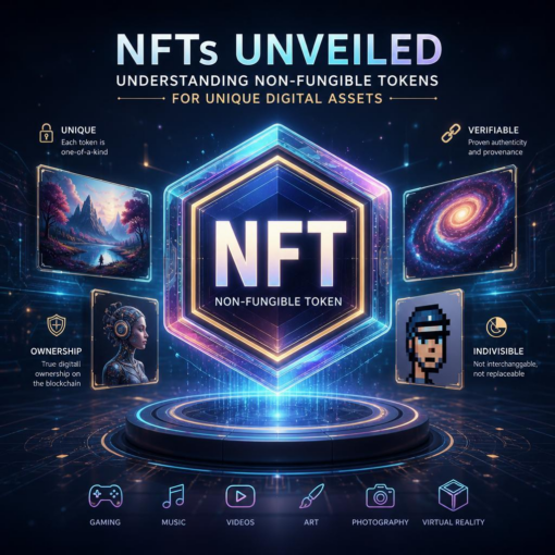 Nfts unveiled: understanding non-fungible tokens for unique digital assets