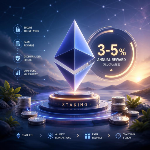 Understanding ethereum staking yield: a 3-5% annual reward (fluctuates)
