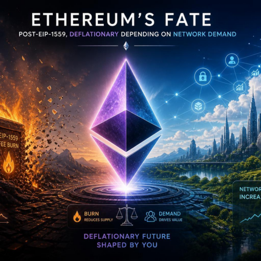 Ethereum’s fate: post-eip-1559, deflationary depending on network demand